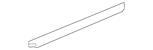 Passenger Side Rear Door Window Inner Sealing Strip - GM (15173637)