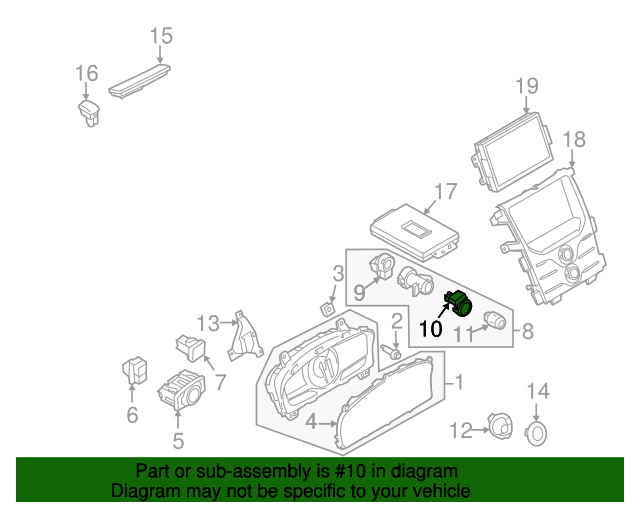 20112019 Ford Ignition Immobilizer Module BT4Z15607A Varsity Ford