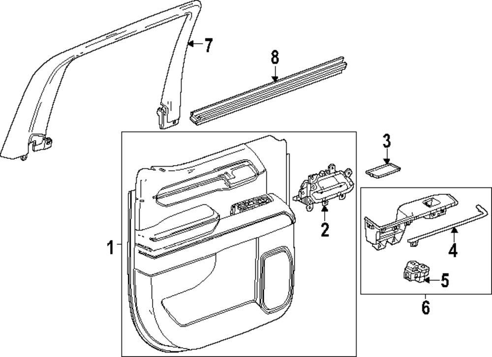 F Trim - GM (87850049)