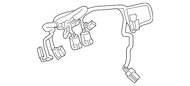 Steering Wheel Horn Switch Wiring Harness - GM (84360985)