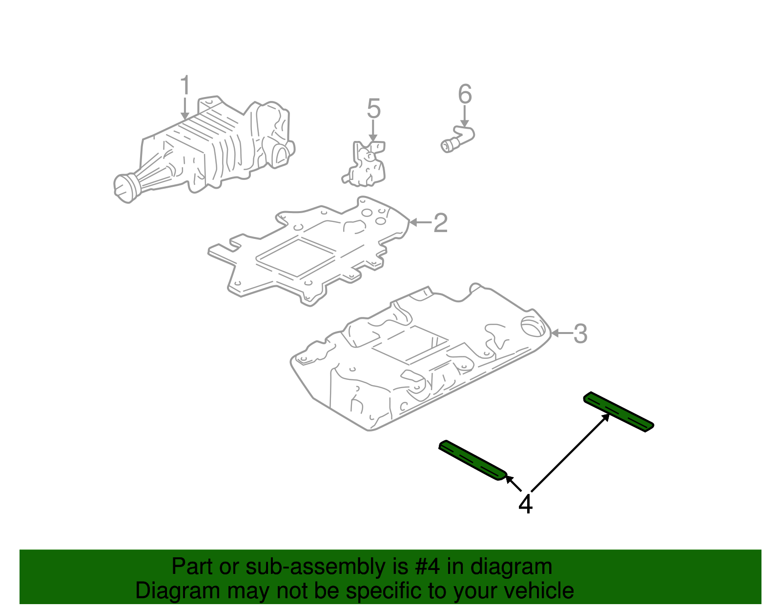 Intake Manifold Gasket Kit with Gaskets and Seals - GM (19355655)