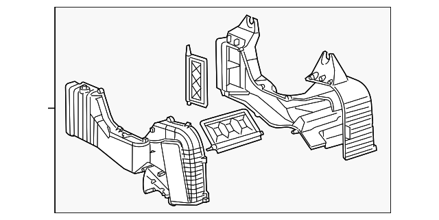 Heater and Air Conditioning Evaporator Case - GM (89023340)