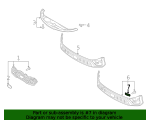 2021-2023 Kia Sorento Lower Grille Retainer 86583-R5000 | TascaParts.com