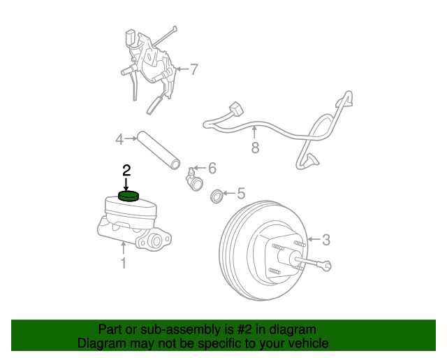 20012012 Ford OEM NEW 0112 Ford Explorer Brake Master Cylinder Fluid