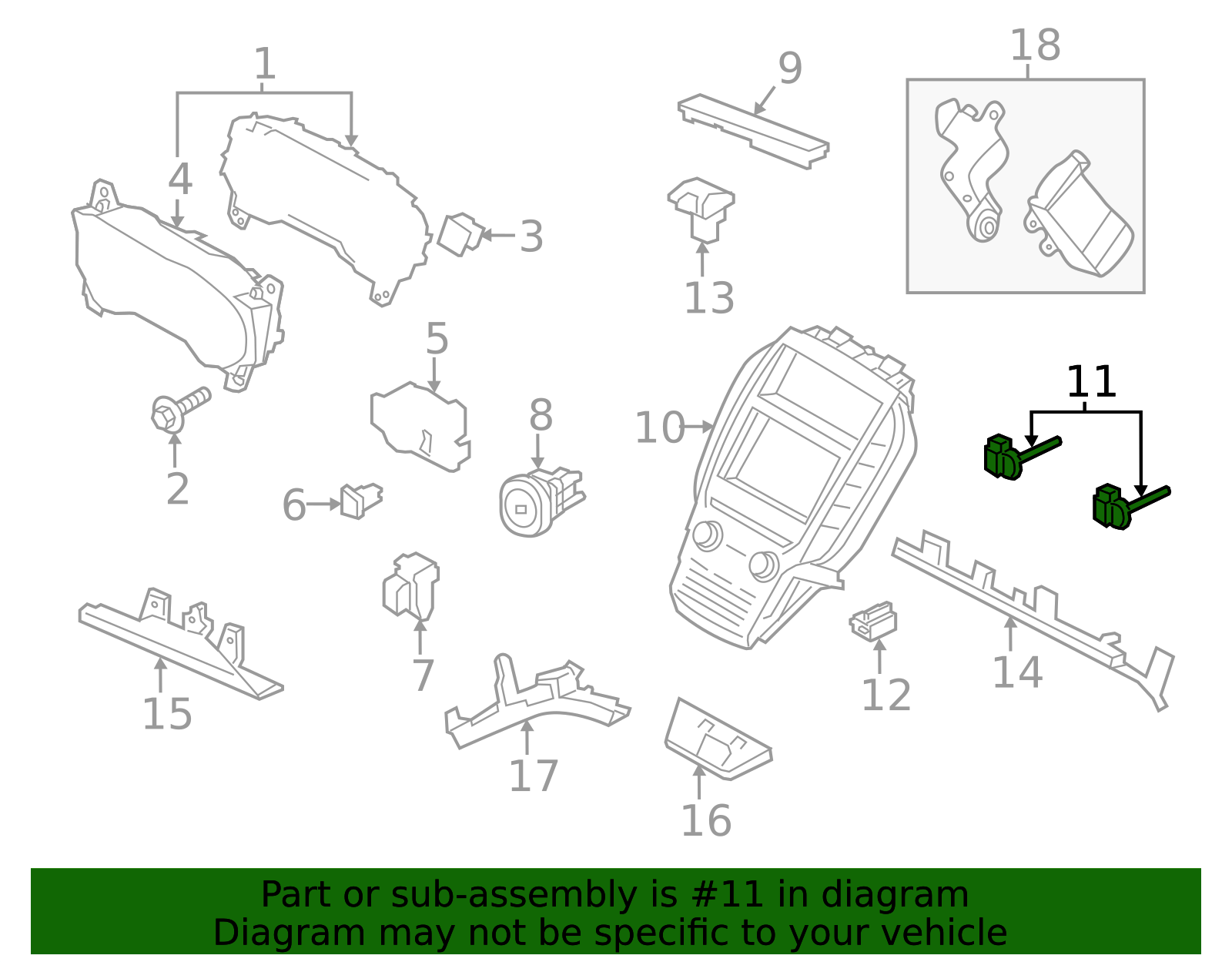 Motorcraft™ Temp Sensor - Ford (YH-1811)