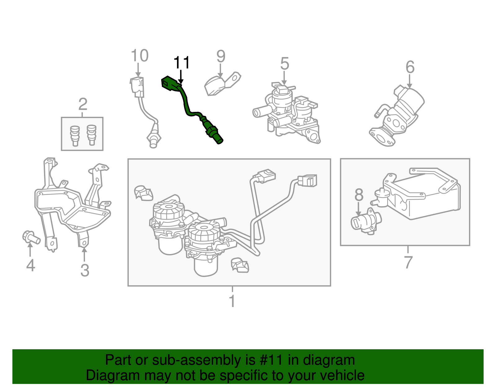 Oxygen Sensor - Toyota (89465-0C300)