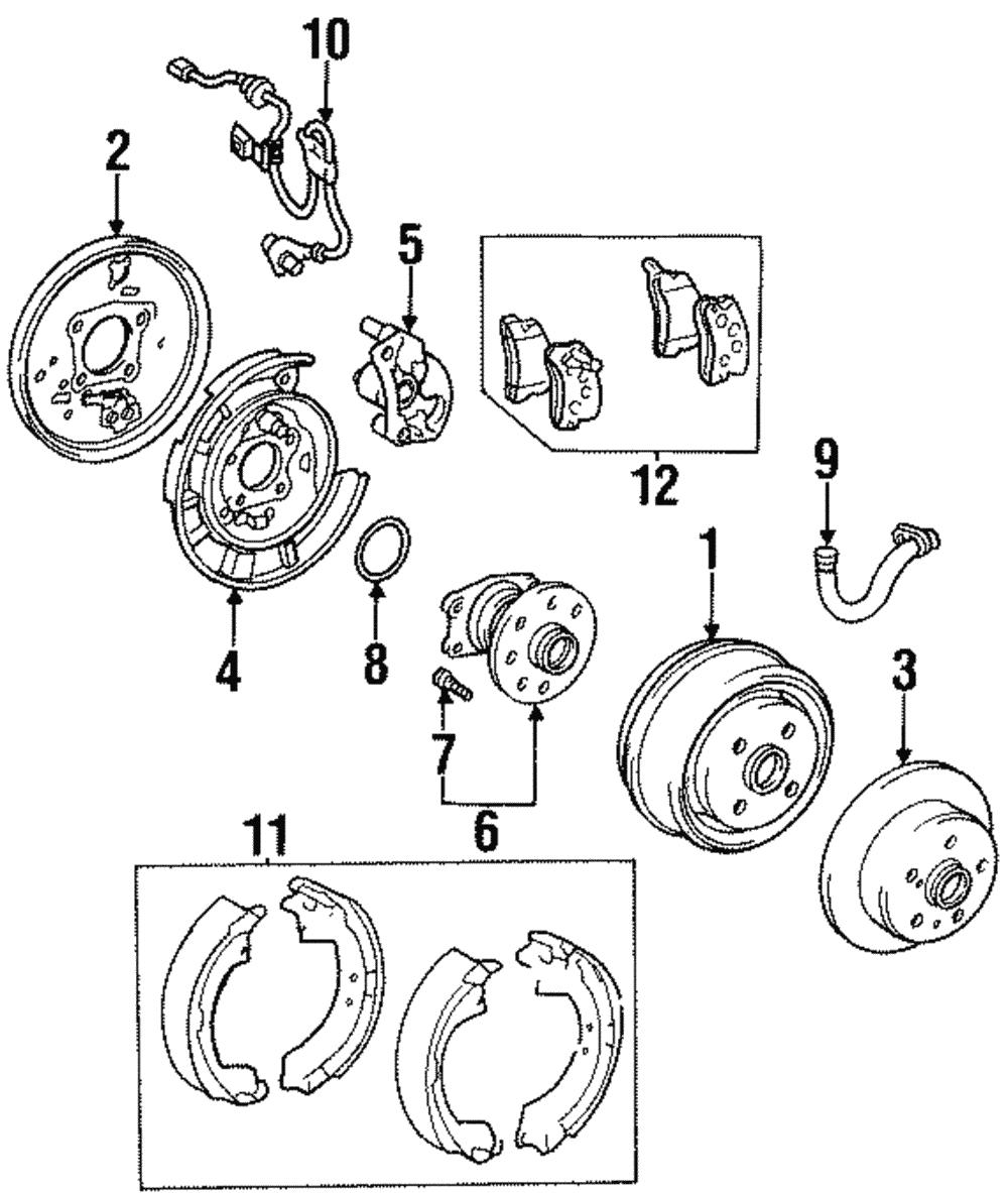Brake Pads Rear - Toyota (04466-20020)