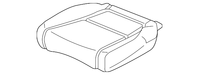 Honda Genuine 81132-S5D-A33 Seat Cushion Pad Assembly
