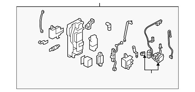 Genuine Honda 38250-SNC-A02 Relay Box Assembly