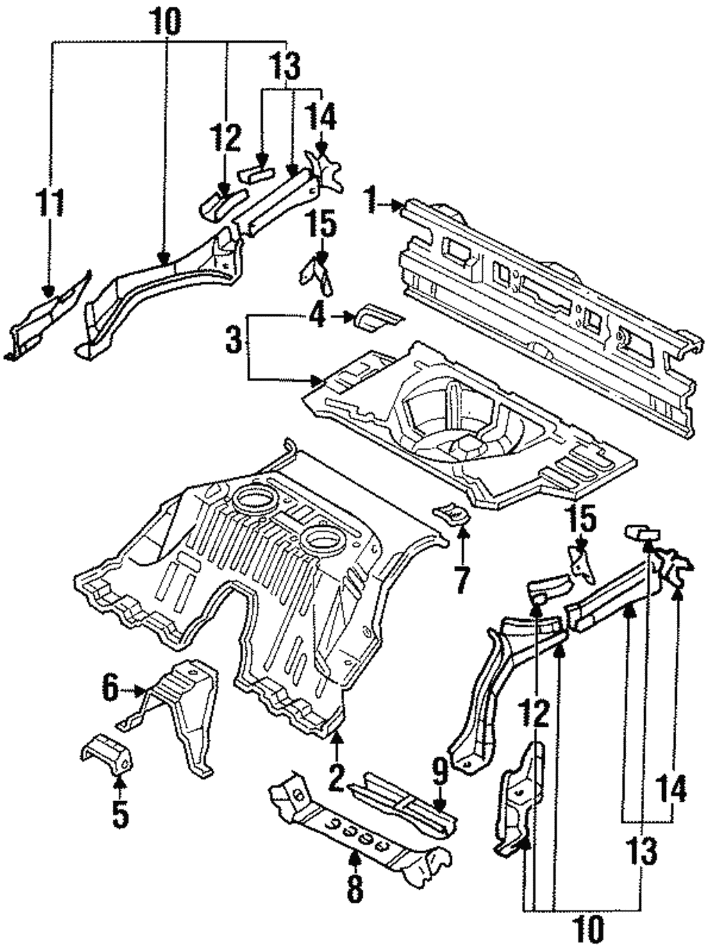 1990-1996 Nissan 300ZX Mount Bracket 75655-30P00 | Dick