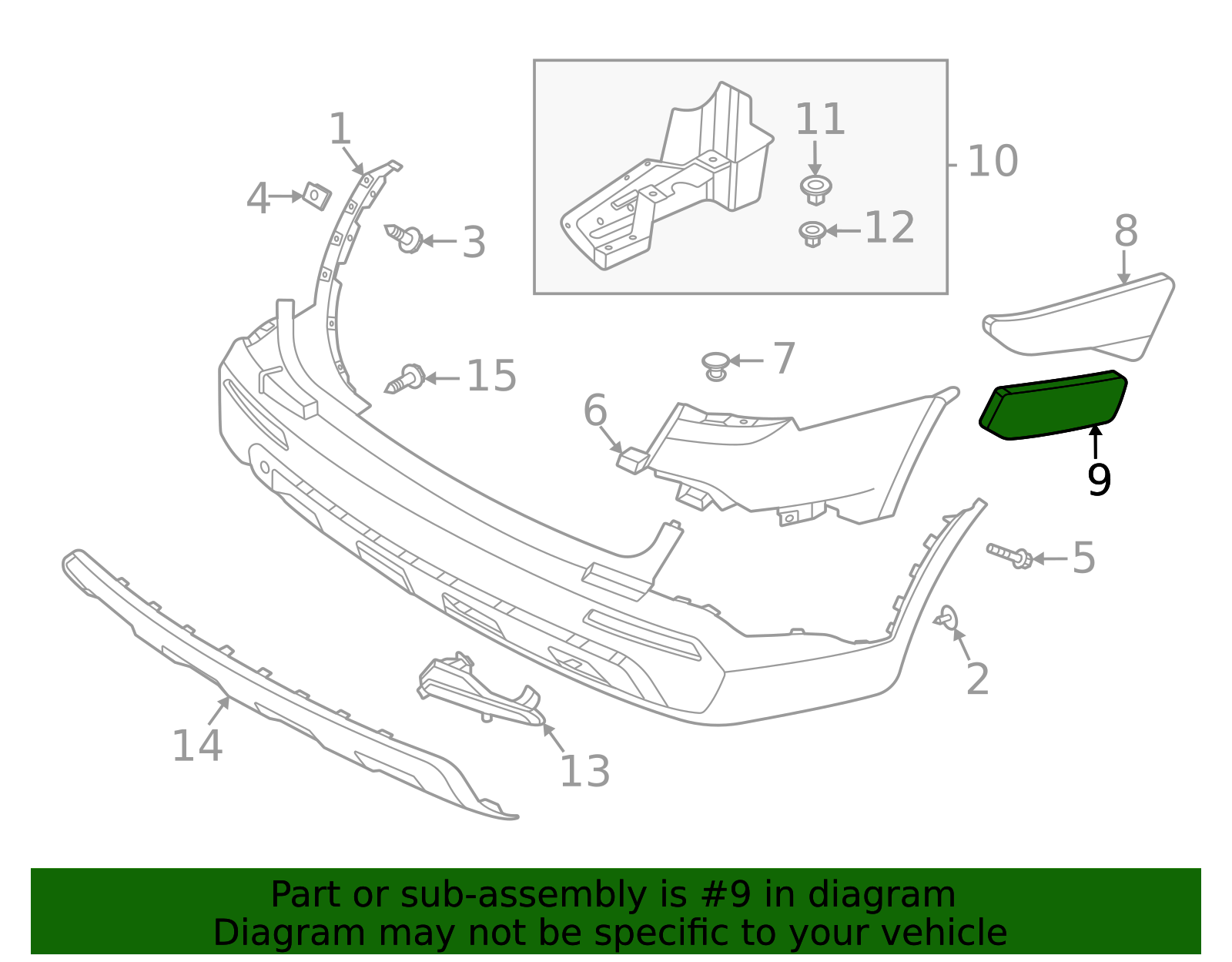 866V1-R5000 - Lower Absorber 2021-2023 Kia Sorento | Kia.Parts Store
