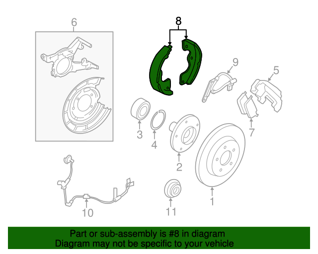 20042011 Ford OEM NEW 0411 Ford Escape Mercury Mariner Rear Parking