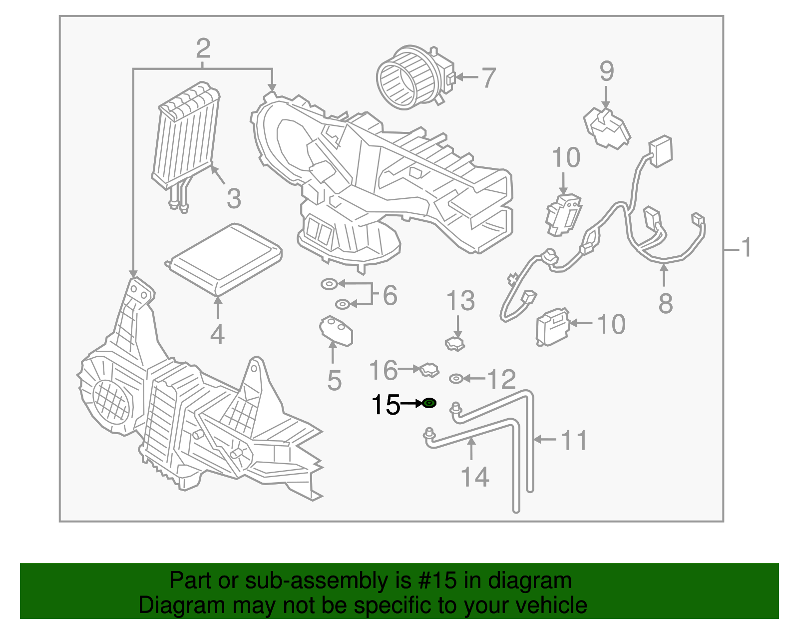 Motorcraft™ A/C Refrigerant Line O-Ring - Ford (YF-37373)