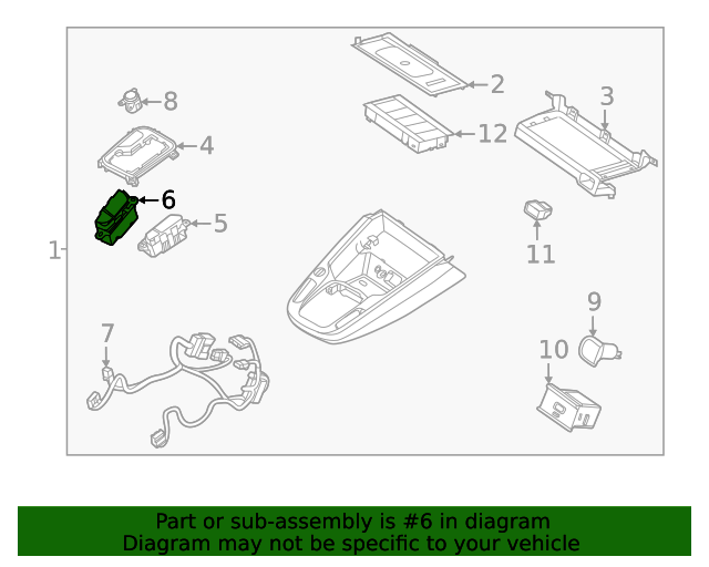 20202022 Kia Soul Automatic Transmission Shift Mode Switch 93310K0200