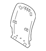 00091314009051 - : Seat Back Panel for Mercedes-Benz: Sprinter 1500, Sprinter 2500, Sprinter 3500 Image