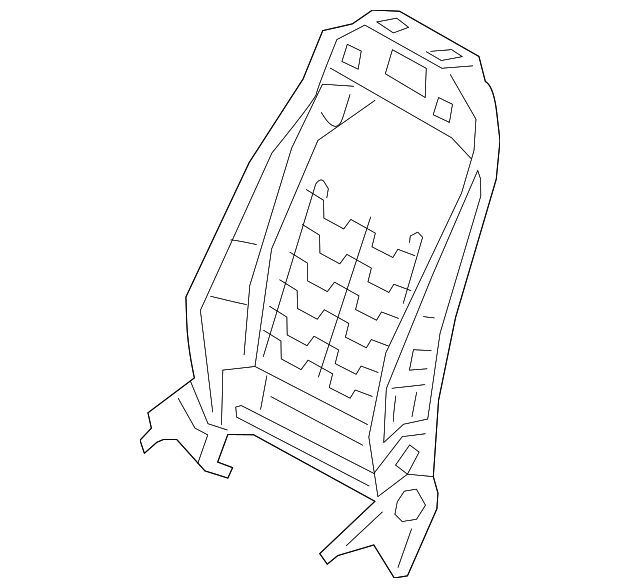 000-910-67-13 - Seat Back Frame 2021-2024 Mercedes-Benz | Mercedes 