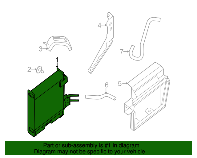 216069PF0A (216069pf0a) 20182020 Infiniti QX60 Trans Cooler