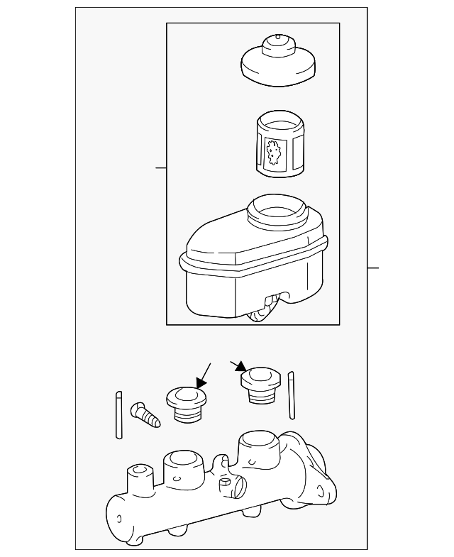 20022004 Toyota Camry Master Cylinder 4720106150 Toyota Parts Center