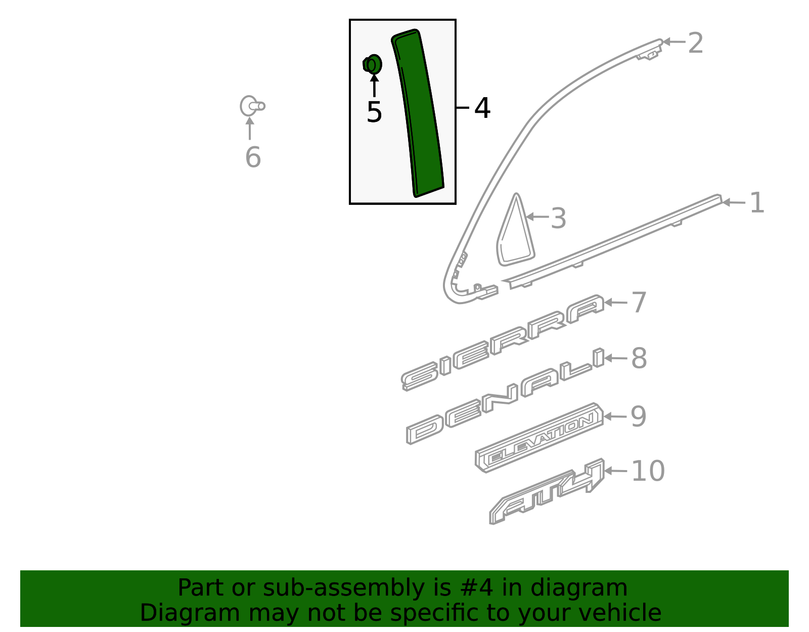 Applique - GM (87850106)