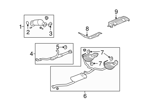 GM OEM Exhaust-Heat Shield 20953804