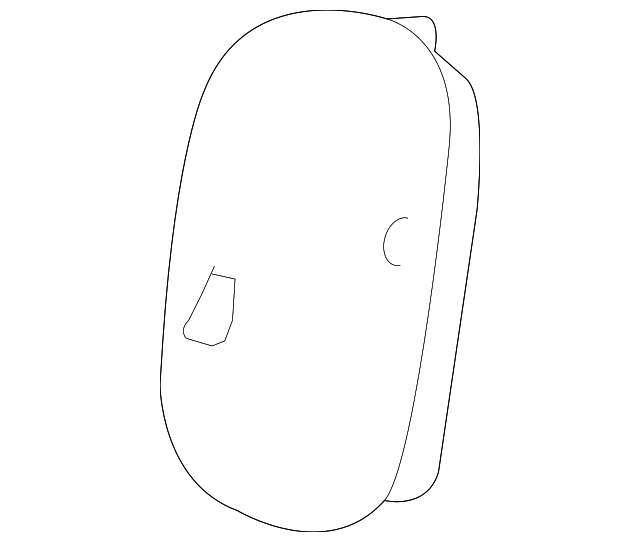 Cover, R/Seat Hge Fin                    *Gray - GM (89043963)