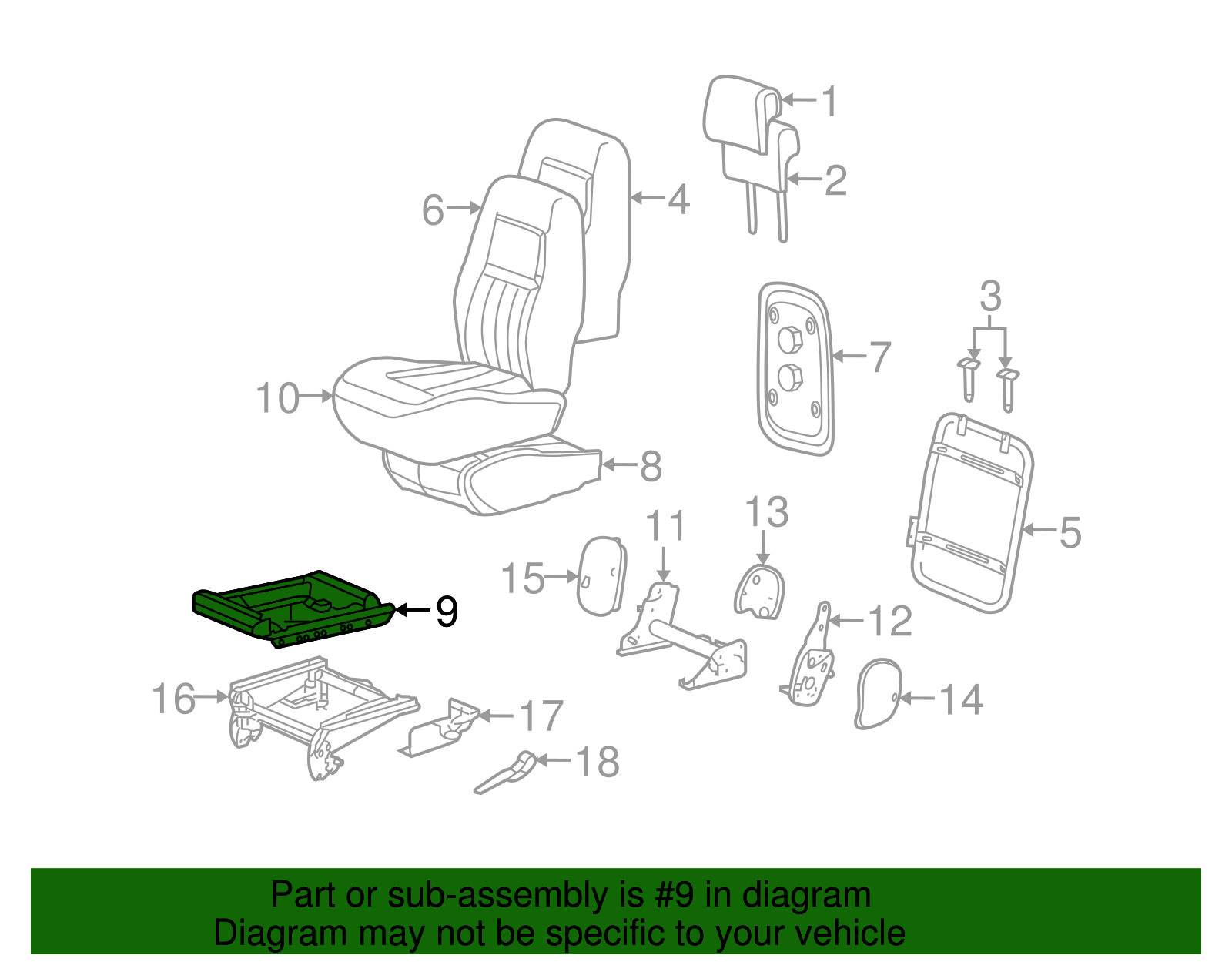 F Frame - GM (88896629)