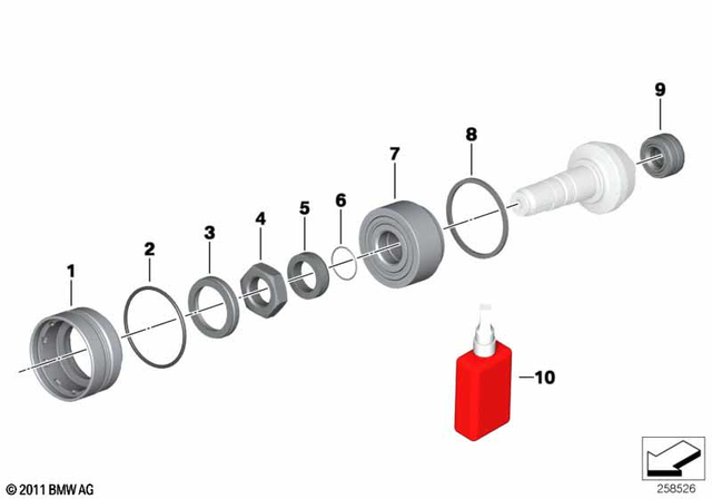 33117678625 - Shaft Seal - 35X47X7 2003-2016 BMW-Motorrad | BMW 