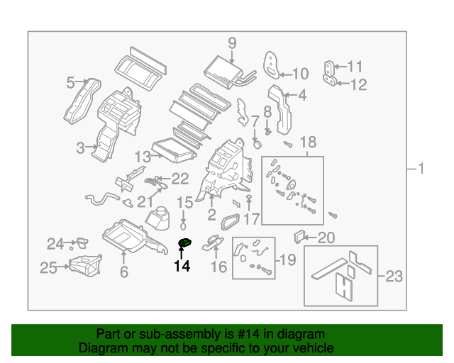 GJ6A61J14B Expansion Valve 20062012 Mazda Mazda Swag