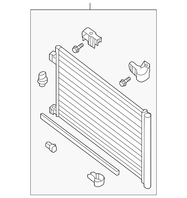20132019 Nissan Sentra Condenser Assembly 921003SH0C Nissan Parts Store