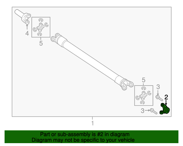 20052020 Ford OEM NEW 20052019 Ford Mustang Rear Axle Drive Shaft