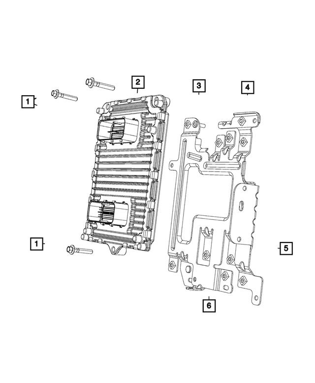 2018 Jeep Wrangler Module Bracket 68286590AB | My Mopar Parts