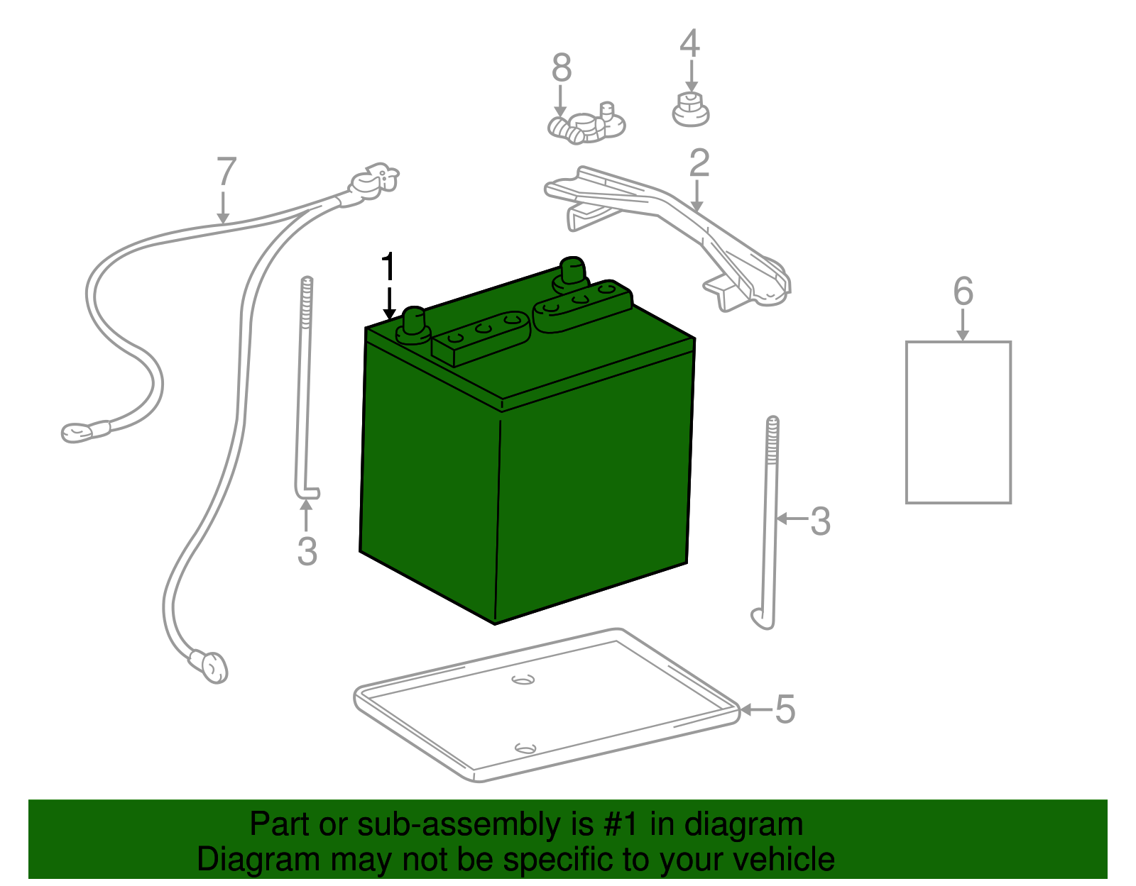Vehicle Battery - Scion (28800-11331)