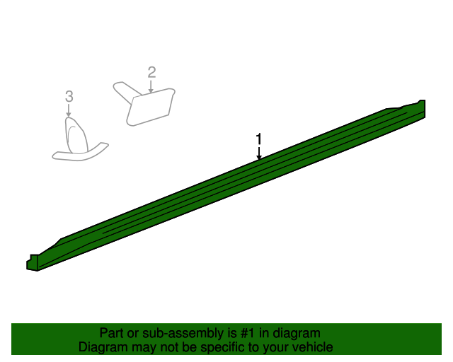 20072008 Saturn Aura Primed Passenger Side Rocker Panel Molding