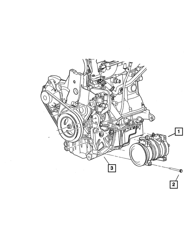 20022010 Chrysler PT Cruiser Air Conditioning Compressor 5058032AC