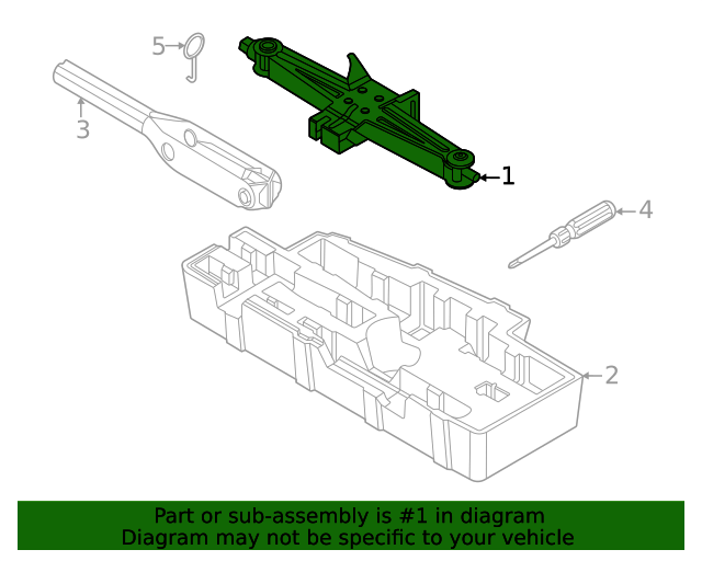 20212022 Kia Sorento Jack Assembly 09110 P2000 Kia Parts Store Kia
