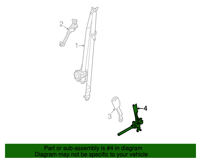 20102013 Kia Soul Belt Tensioner Driver's Side (LH) 888312K600