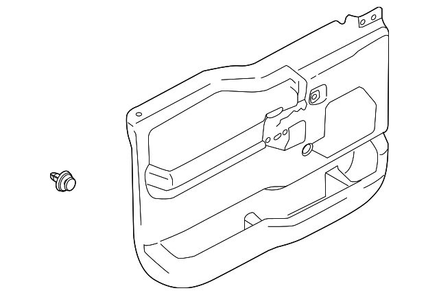 Door Trim Panel - Ford (HC3Z-2823943-EB)