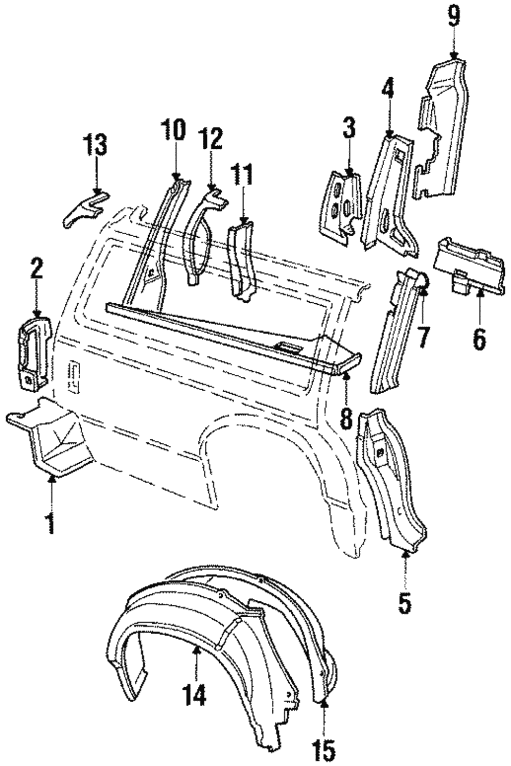 Reinforcement - Ford (E9AZ-7428187-A)