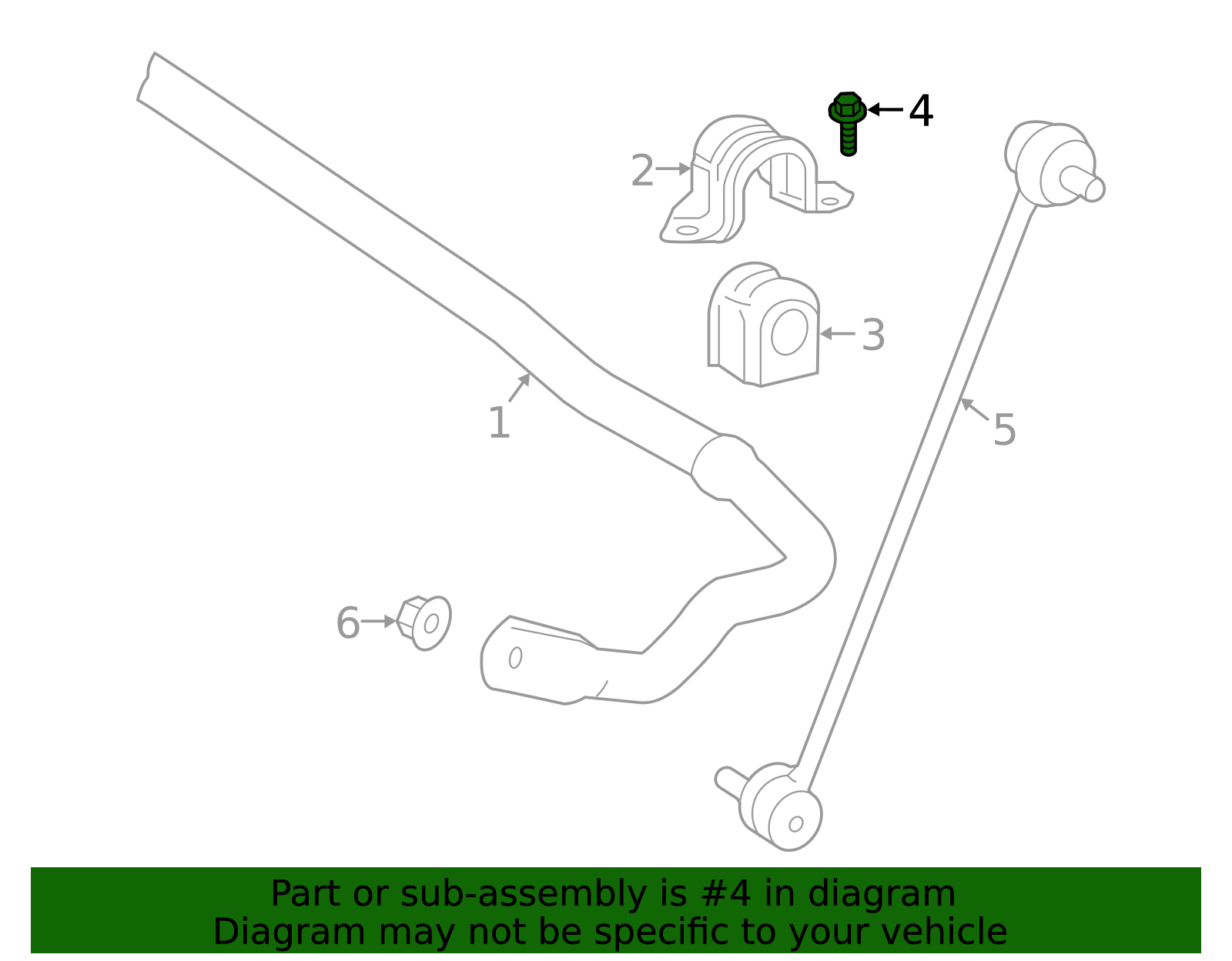 Stabilizer Bar Bolt - Toyota (90119-10993)