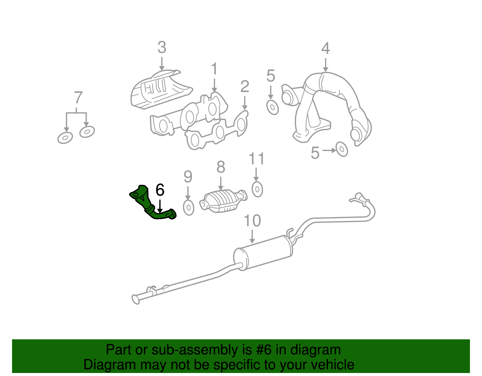 Front Pipe - Toyota (17410-07040)