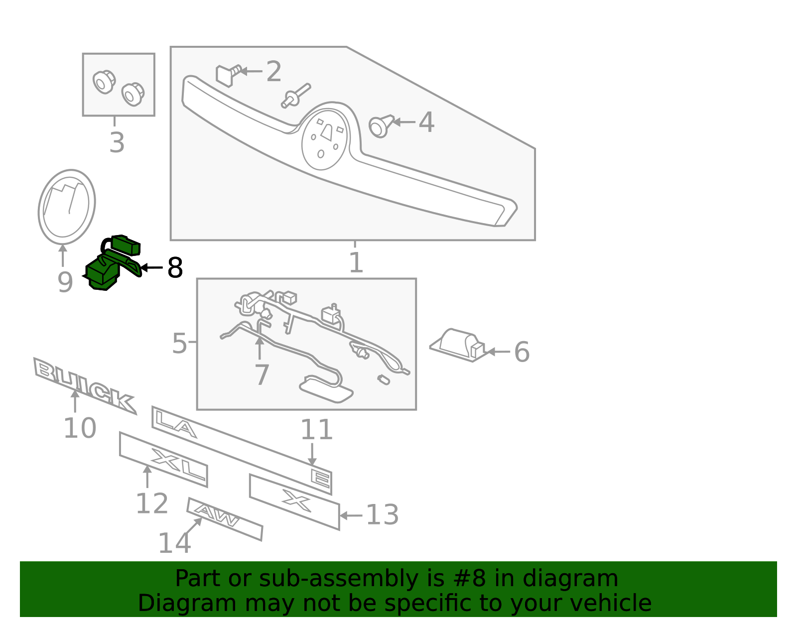 Park Assist Camera - Buick (90802516)