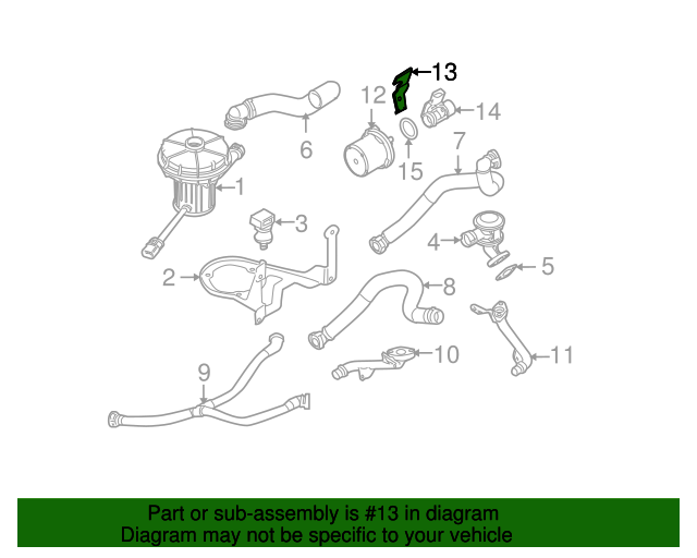 11727520834 - 2004-2005 BMW Air Filter Bracket (11-72-7-520-834 