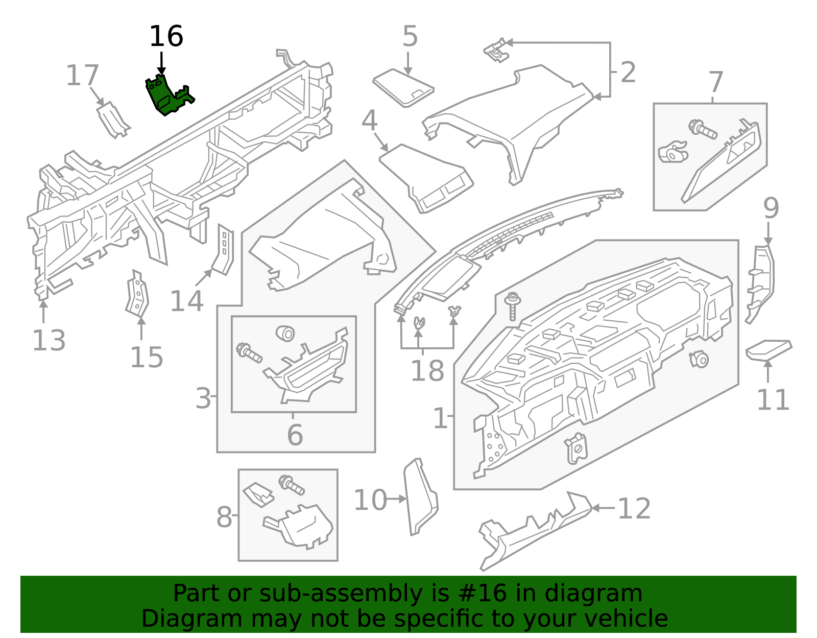 Inner Bracket - Ford (GD9Z-54042K50-B)