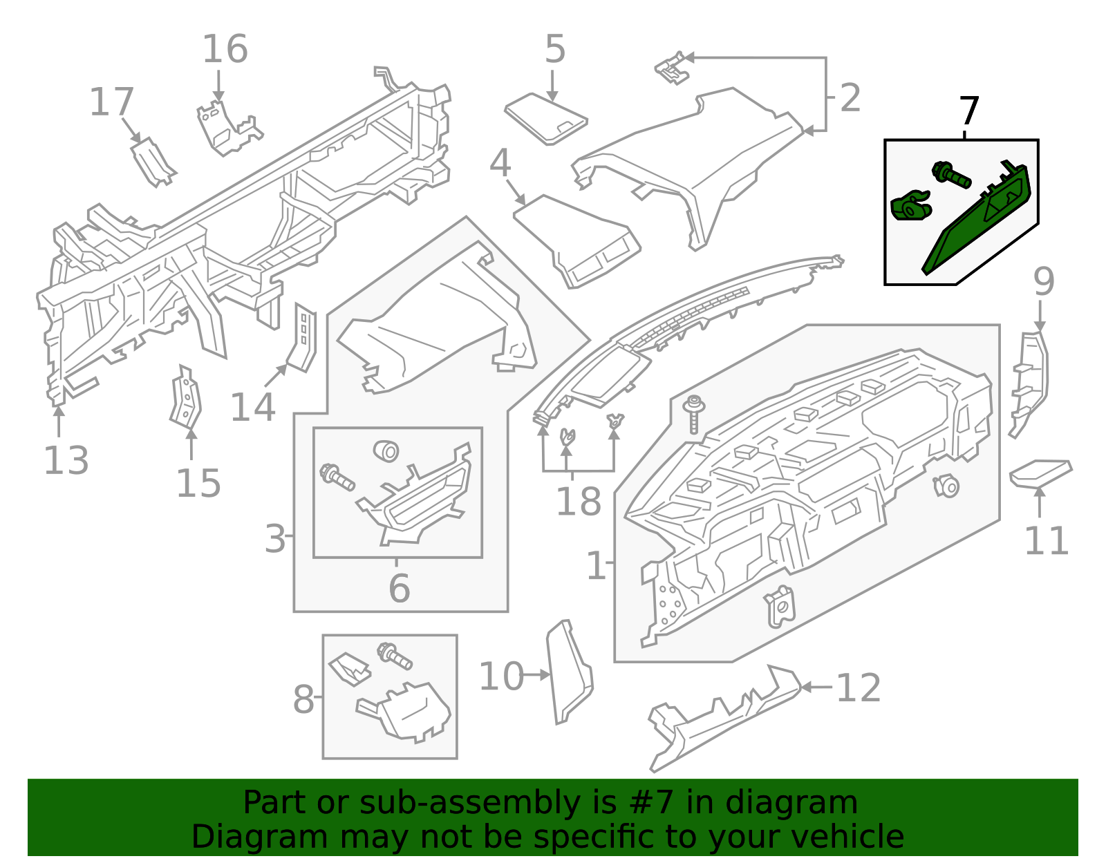 Trim Molding - Ford (GD9Z-5404338-EA)