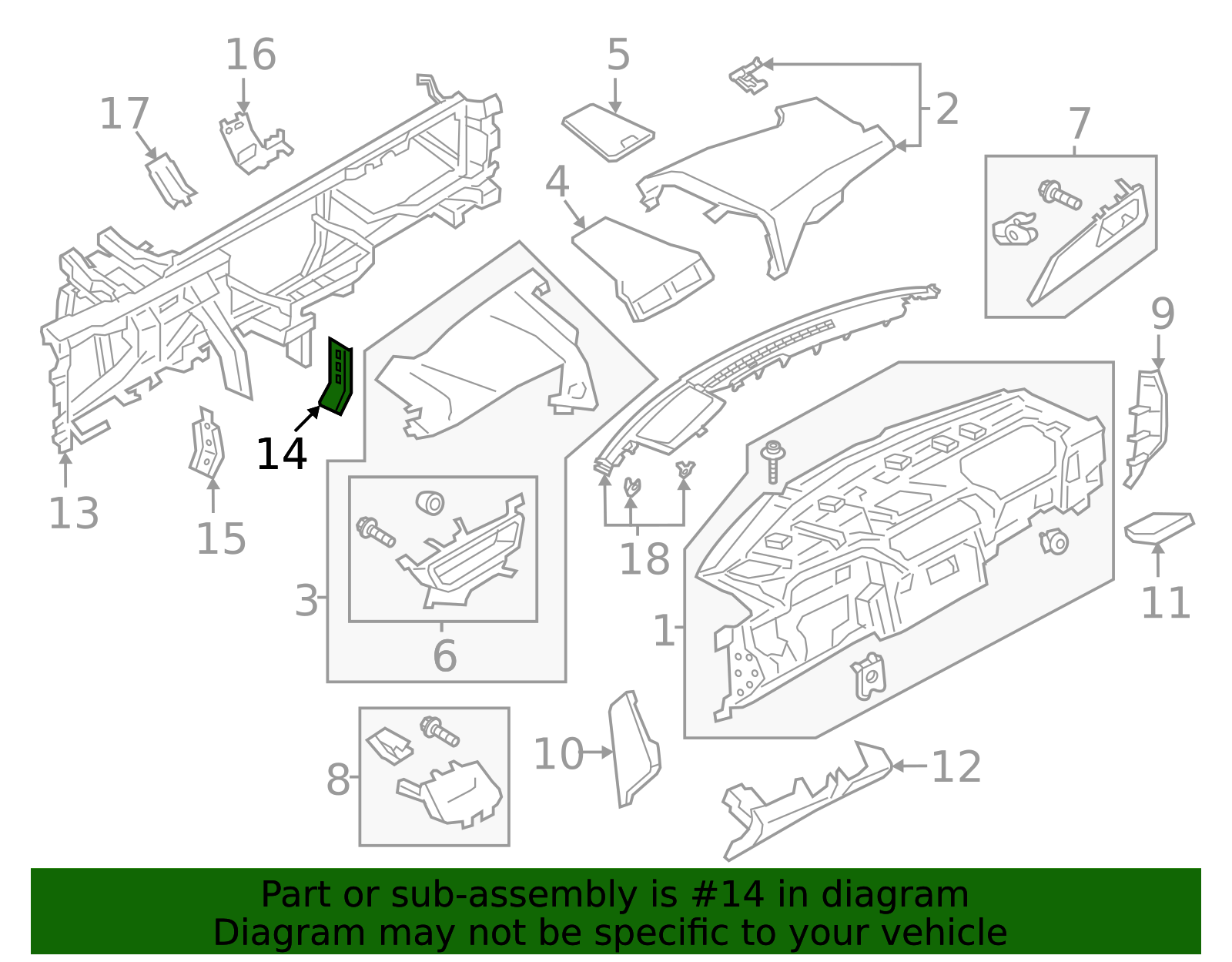Lower Bracket - Ford (GD9Z-54044G22-A)