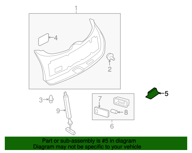 Infiniti NISSAN OEM 1416 QX50 Liftgate Tailgate HatchPull Handle