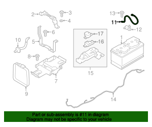 31376758 - Battery Cable 2016-2025 Volvo | AutoNation Parts