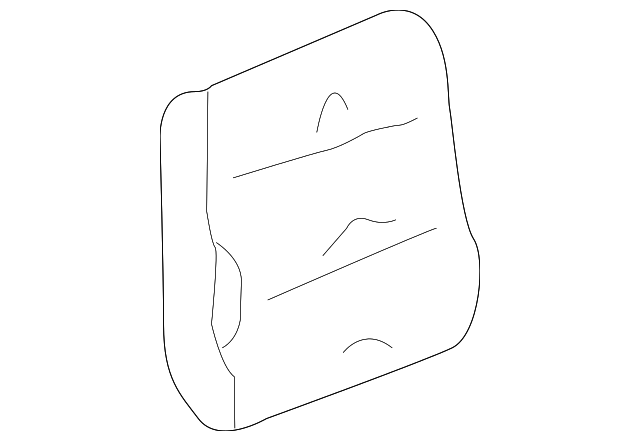 Driver Side Pickup Box Side Front Lower Molding - GM (88937513)