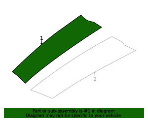 2020-2023 Ford Mustang Stripe Tape LR3Z-9920000-BB | AutoNationParts.com