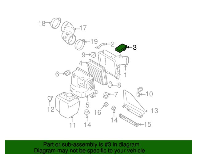 22680AA380 Mass Air Flow Sensor 20082021 Subaru Devil Subaru Parts
